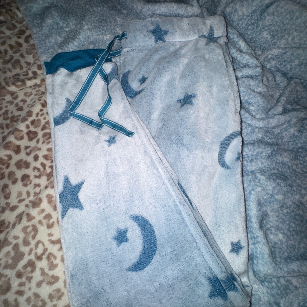 Cozy Blue Star and Moon Kids Pajamas